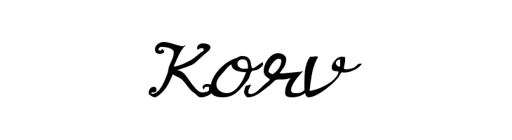 Korv Font