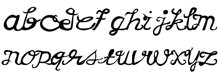 Korv Font LOWERCASE