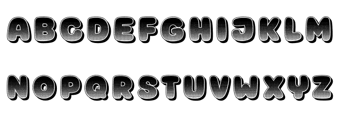 Korvo Hollow Regular Font LOWERCASE