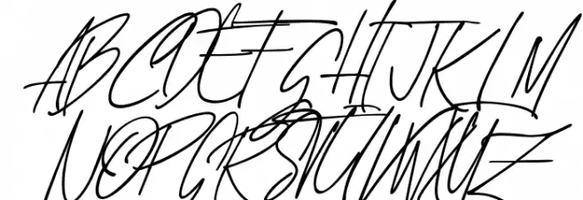 KosakattaDEMO-Signature Шрифта ВЕРХНИЙ