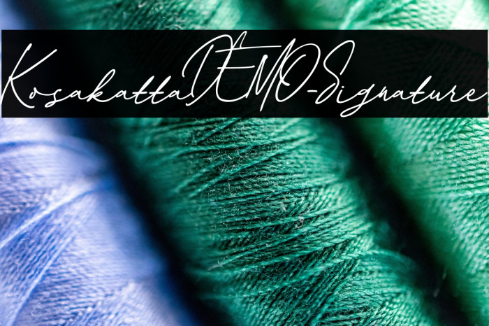 KosakattaDEMO-Signature Example 2
