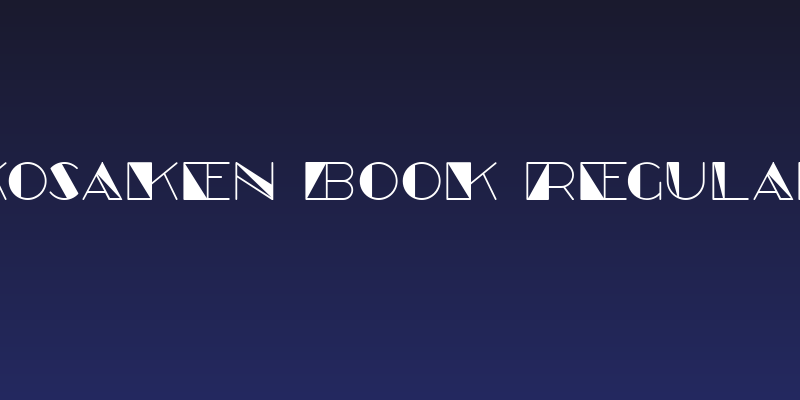 Kosaken Book Regular Social Header