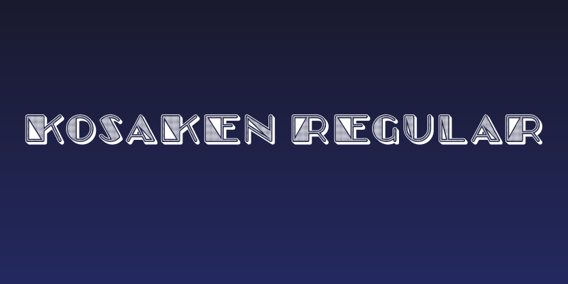 Kosaken Regular Social Header