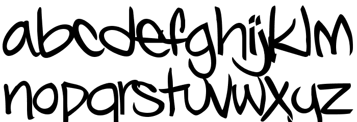 Kosal says hy Font LOWERCASE