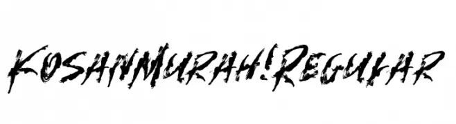 Kosan Murah! Regular  Frei Schriftart Herunterladen