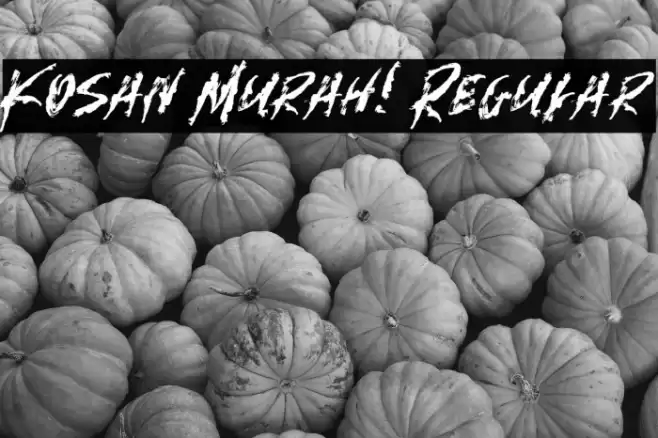 Kosan Murah! Regular Font examples