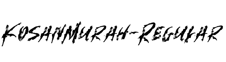 KosanMurah-Regular  Frei Schriftart Herunterladen