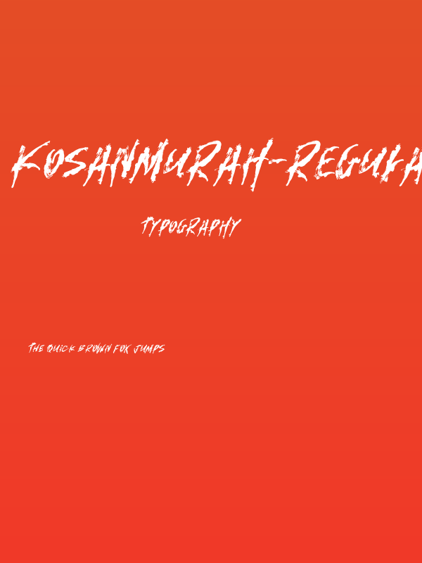 KosanMurah-Regular Poster