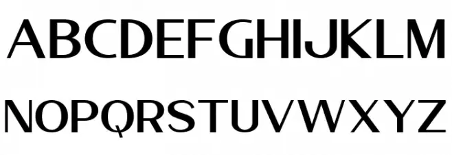 Kosans DEMO Schriftart Groß