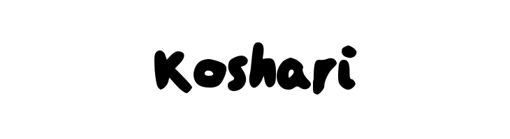 Koshari Font