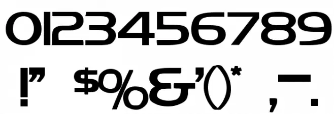 Koshgarian Bold Font OTHER CHARS