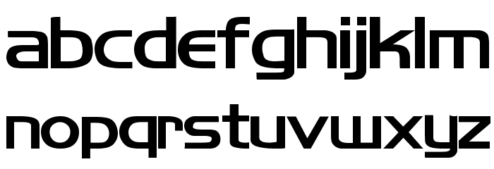Koshgarian Bold Font LOWERCASE