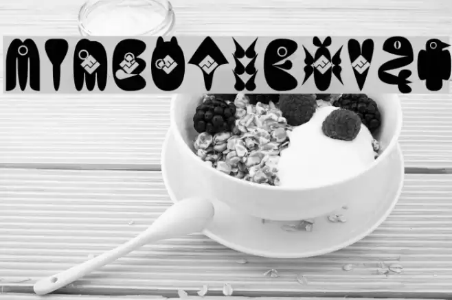 Koshka Font examples