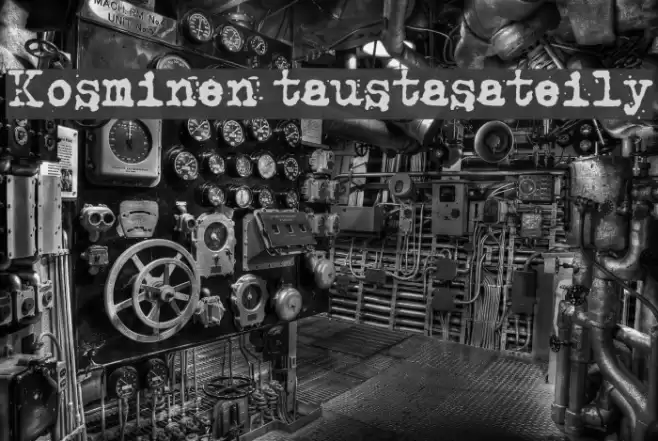 Kosminen taustasateily フォント examples