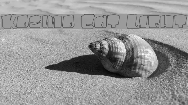 Kosmo Cat Light Font examples