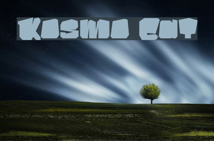 Kosmo Cat Font examples