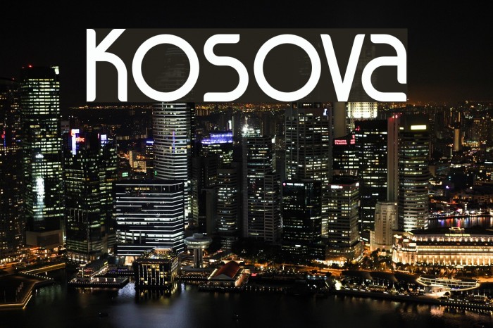 Kosova Font examples