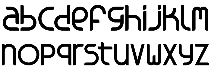 Kosova Font LOWERCASE