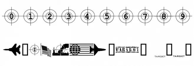 Kosovo Target BC Font OTHER CHARS