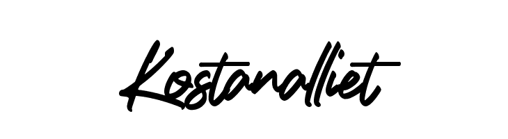 Kostanalliet  Frei Schriftart Herunterladen