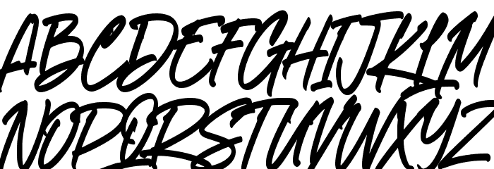 Kostanalliet Font UPPERCASE
