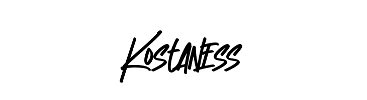 Kostaness  font caratteri gratis