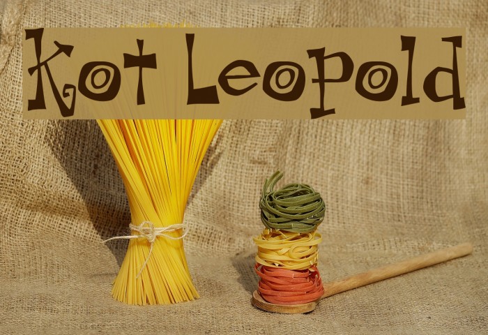Kot Leopold Font examples