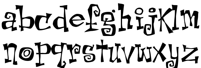 Kot Leopold Font LOWERCASE