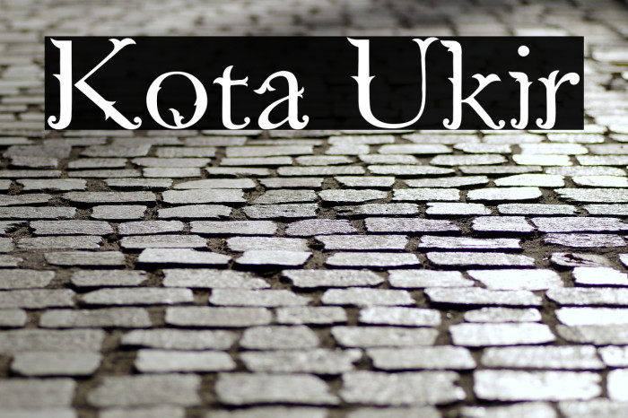 Kota Ukir Example 1