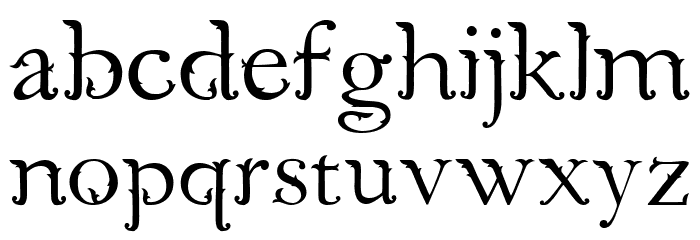 Kota Ukir Font LOWERCASE