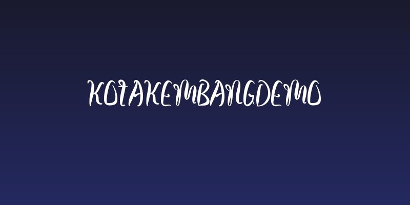KotaKembangDemo Social Header