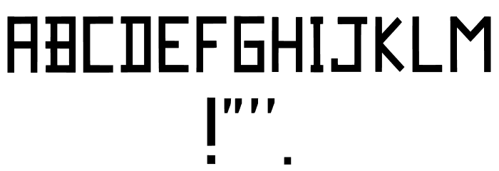 Kotak Jr Bit Regular Font OTHER CHARS