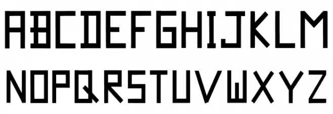 Kotak Jr Bit Regular Schriftart Groß