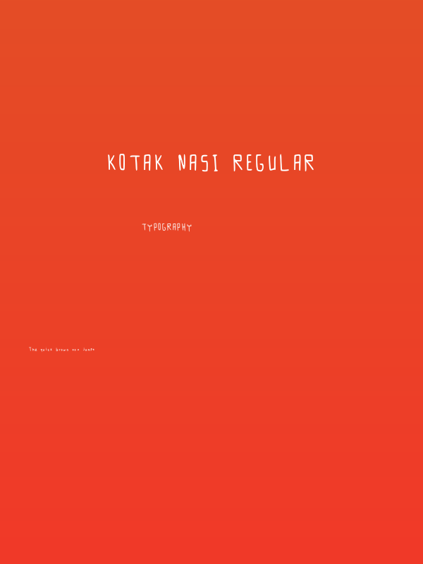 Kotak Nasi Regular Poster