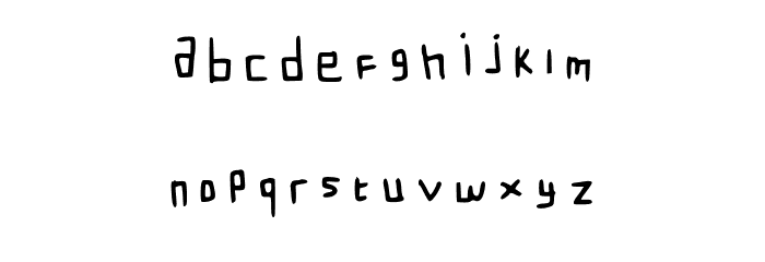 Kotak Nasi Regular Font LOWERCASE