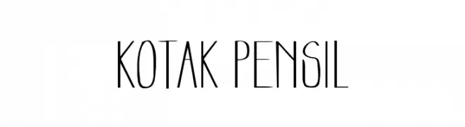Kotak Pensil フォント