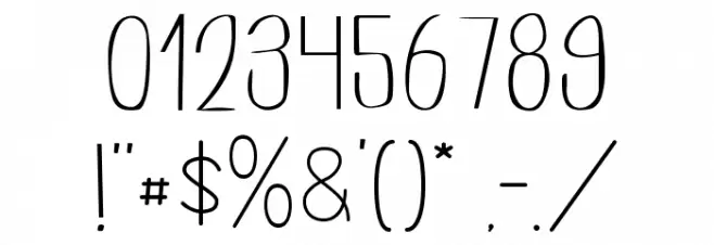 Kotak Pensil フォント その他の文字
