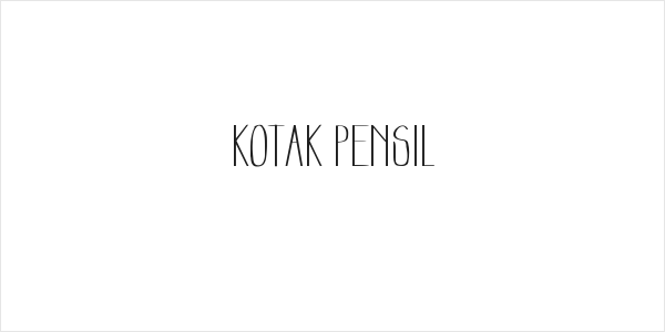 Kotak Pensil Logo