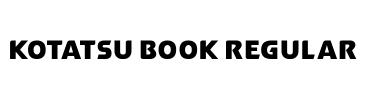 Kotatsu Book Regular  لخطوط تنزيل