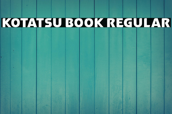 Kotatsu Book Regular Example 2