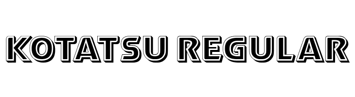 Kotatsu Regular  Free Fonts Download