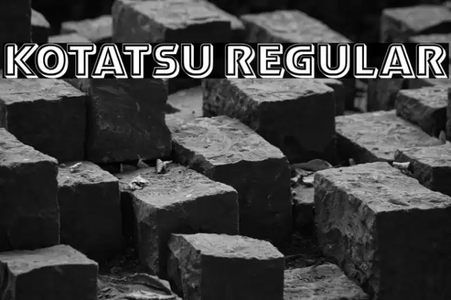 Kotatsu Regular Font examples