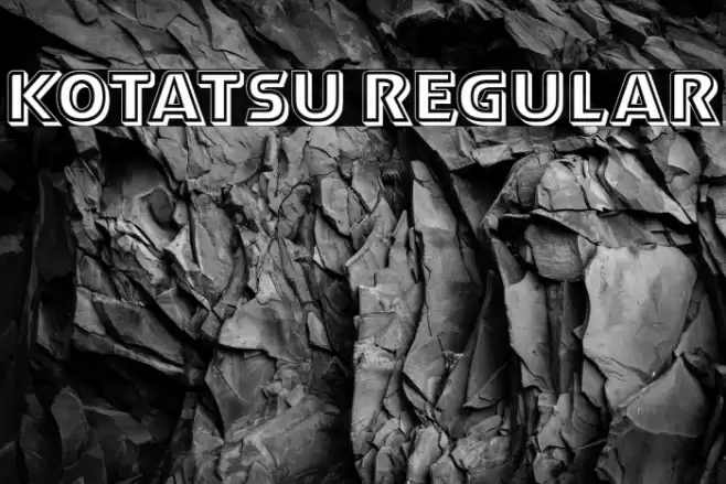 Kotatsu Regular Font examples