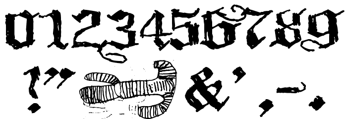 Kothika Font OTHER CHARS