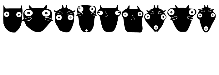 Koti Regular Font LOWERCASE