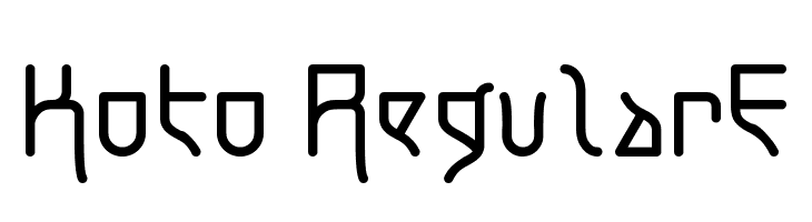 Koto RegularE  Free Fonts Download