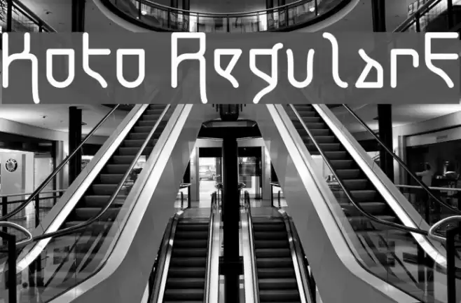 Koto RegularE Font examples