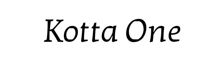 Kotta One Font