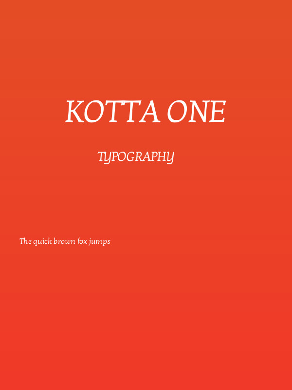 Kotta One Poster