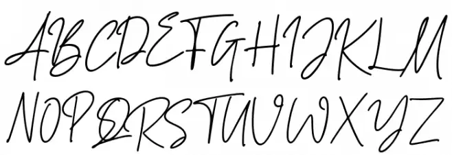 Kottario Schriftart Groß